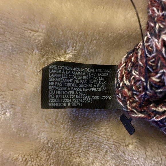 Club Monaco Medium Multi-Color Scoop Neck 3/4 Sleeve Marled Sweater - EUC - Picture 5 of 5